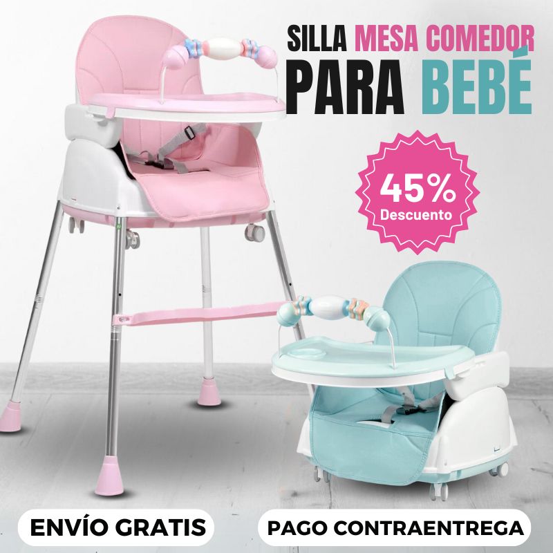 👶✨ La silla que crece con tu bebé y cuida tu espalda 4 etapas 🩷💙