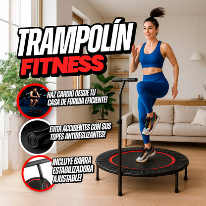 Trampolín de ejercicio con Barra Estabilizadora